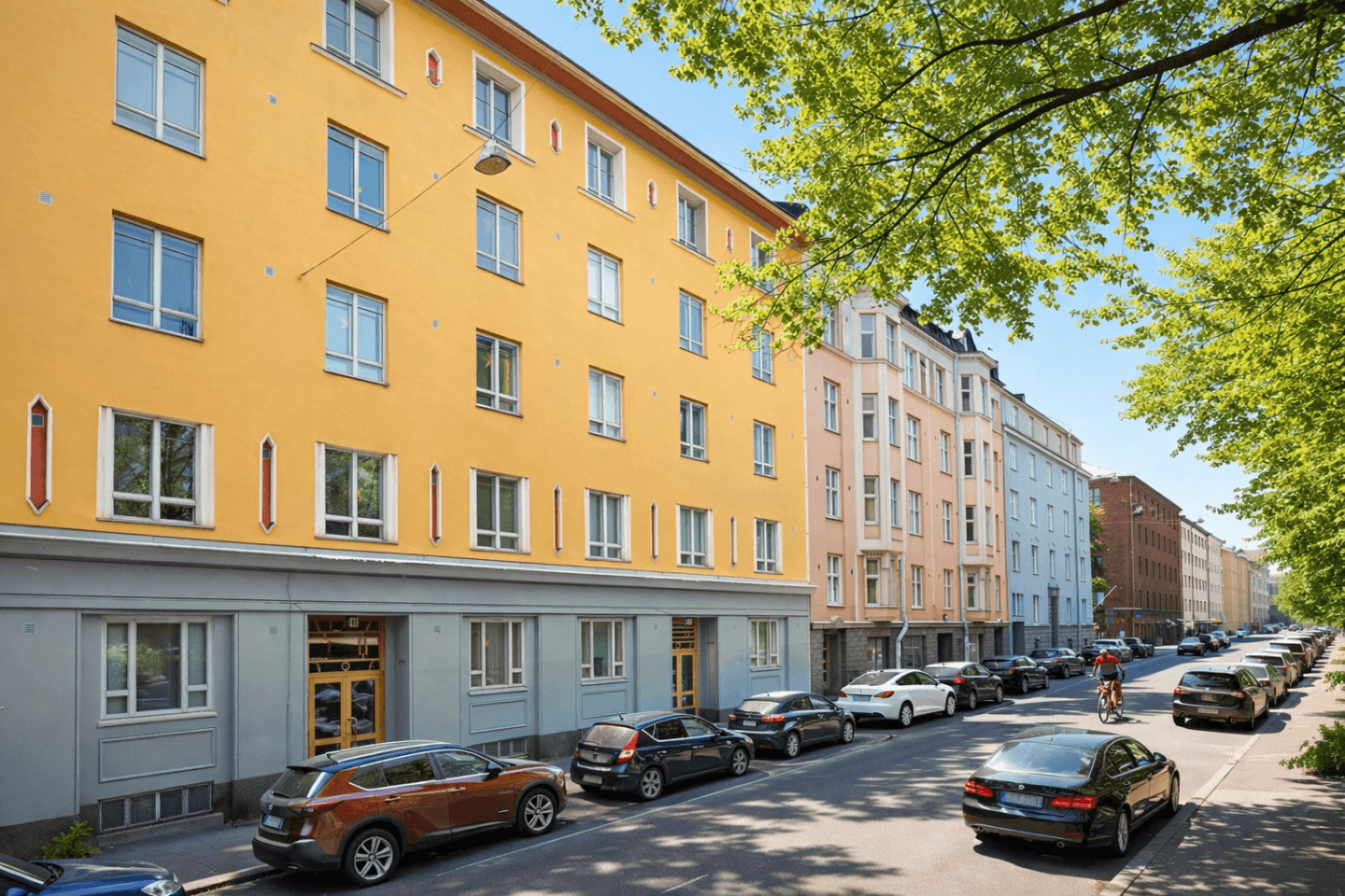Abrahaminkatu, Helsinki (Hietalahti, Kamppi), Kuva 1