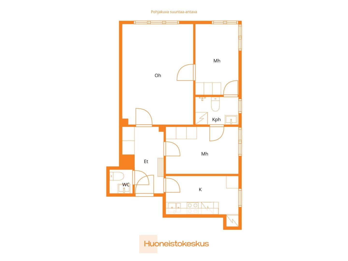 Mannerheimintie 82, Helsinki (Töölö), Kuva 1, Pohjapiirros