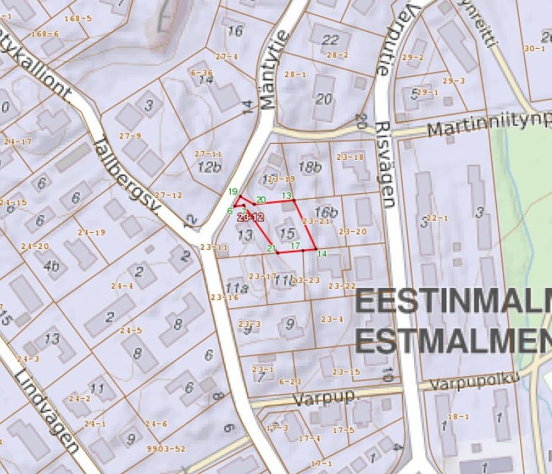 Mäntytie 15, Espoo (Nöykkiö, Eestinmalmi)